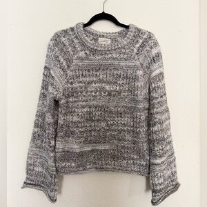 🩶 universal thread grey knit sweater